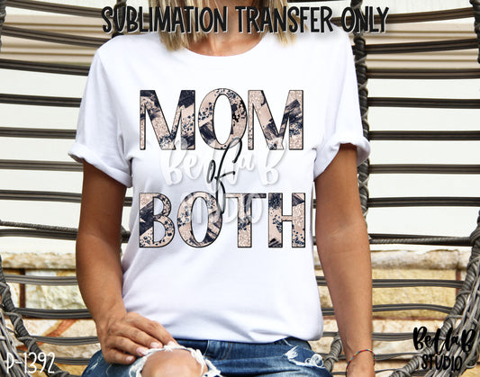 Mom Of Both Sublimation Transfer - Ready To Press - P1392