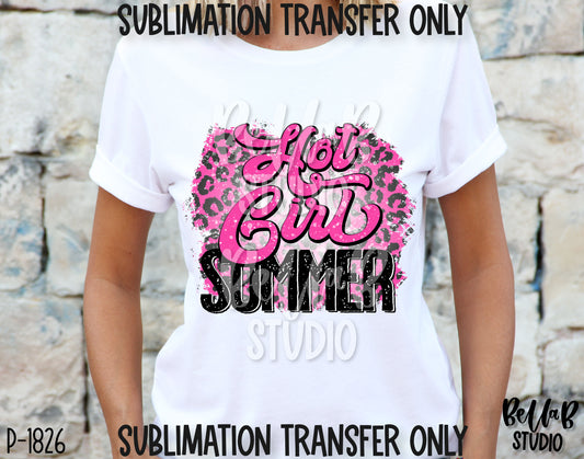 Hot Girl Summer Sublimation Transfer - Ready To Press - P1826