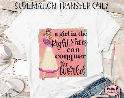 Funny, Retro Girl Sublimation Transfer, Ready To Press, Heat Press Transfer, Sublimation Print