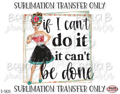 Retro Girl Sublimation Transfer, Ready To Press, Heat Press Transfer, Sublimation Print