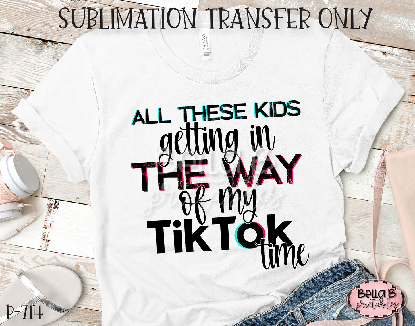Funny Mom TikTok Sublimation Transfer, Ready To Press, Heat Press Transfer, Sublimation Print