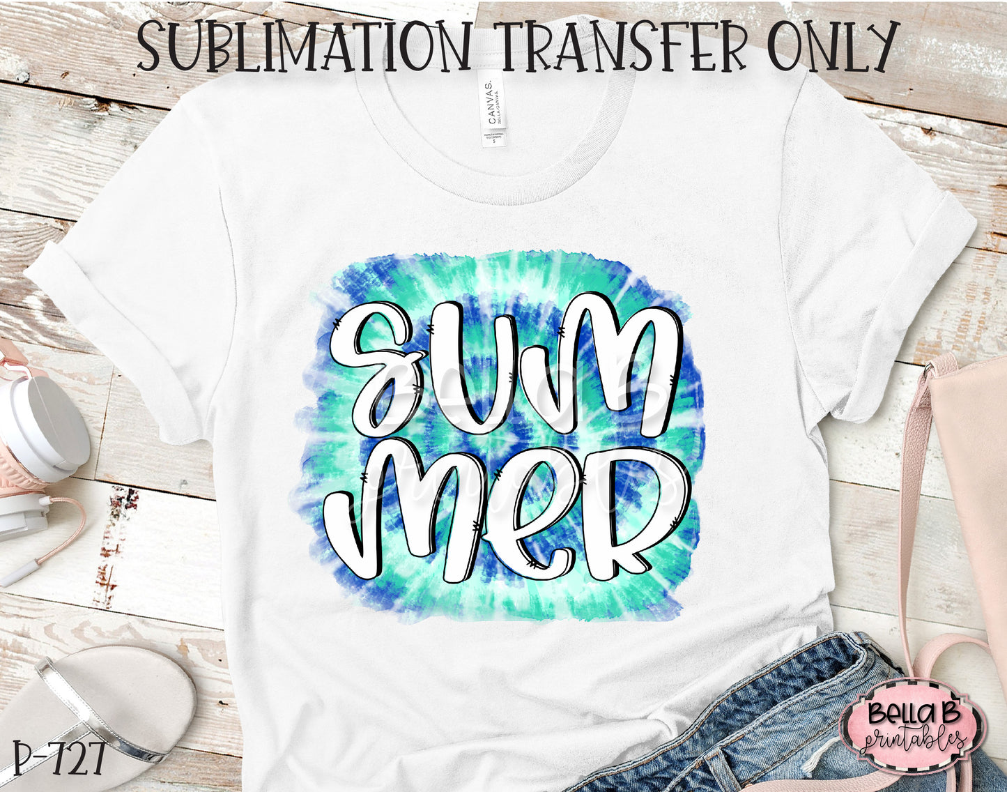 Tie Dye Summer Sublimation Transfer - Ready To Press