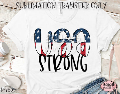 USA Strong Sublimation Transfer, Ready To Press