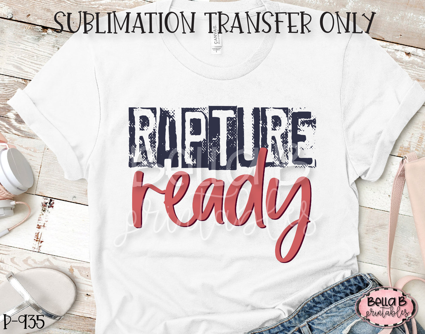 Rapture Ready Sublimation Transfer, Ready To Press