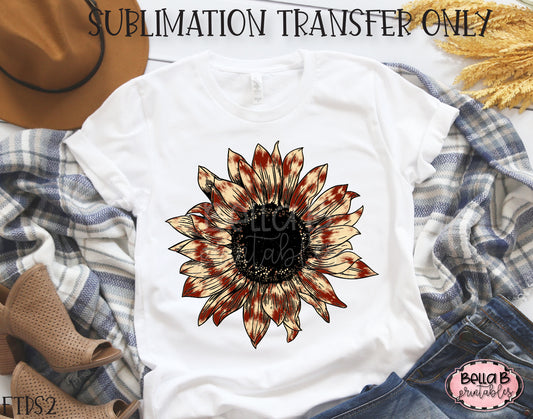 Fall Tie Dye Sunflower Sublimation Transfer - Ready To Press