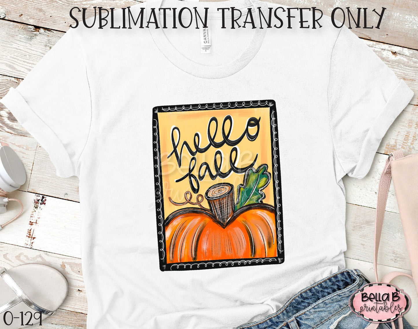 Hello Fall Sublimation Transfer - Ready To Press
