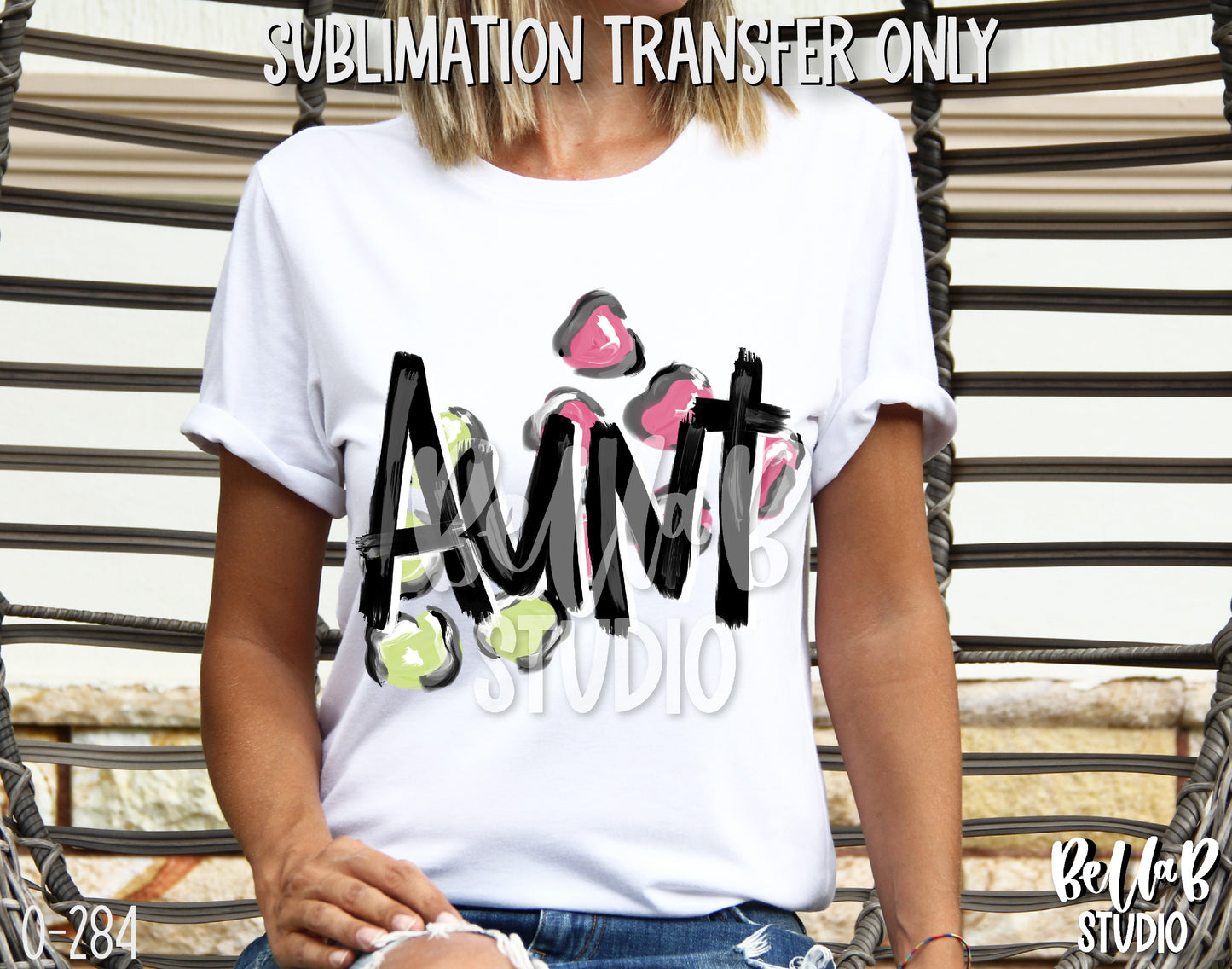 Fun Aunt Sublimation Transfer - Ready To Press