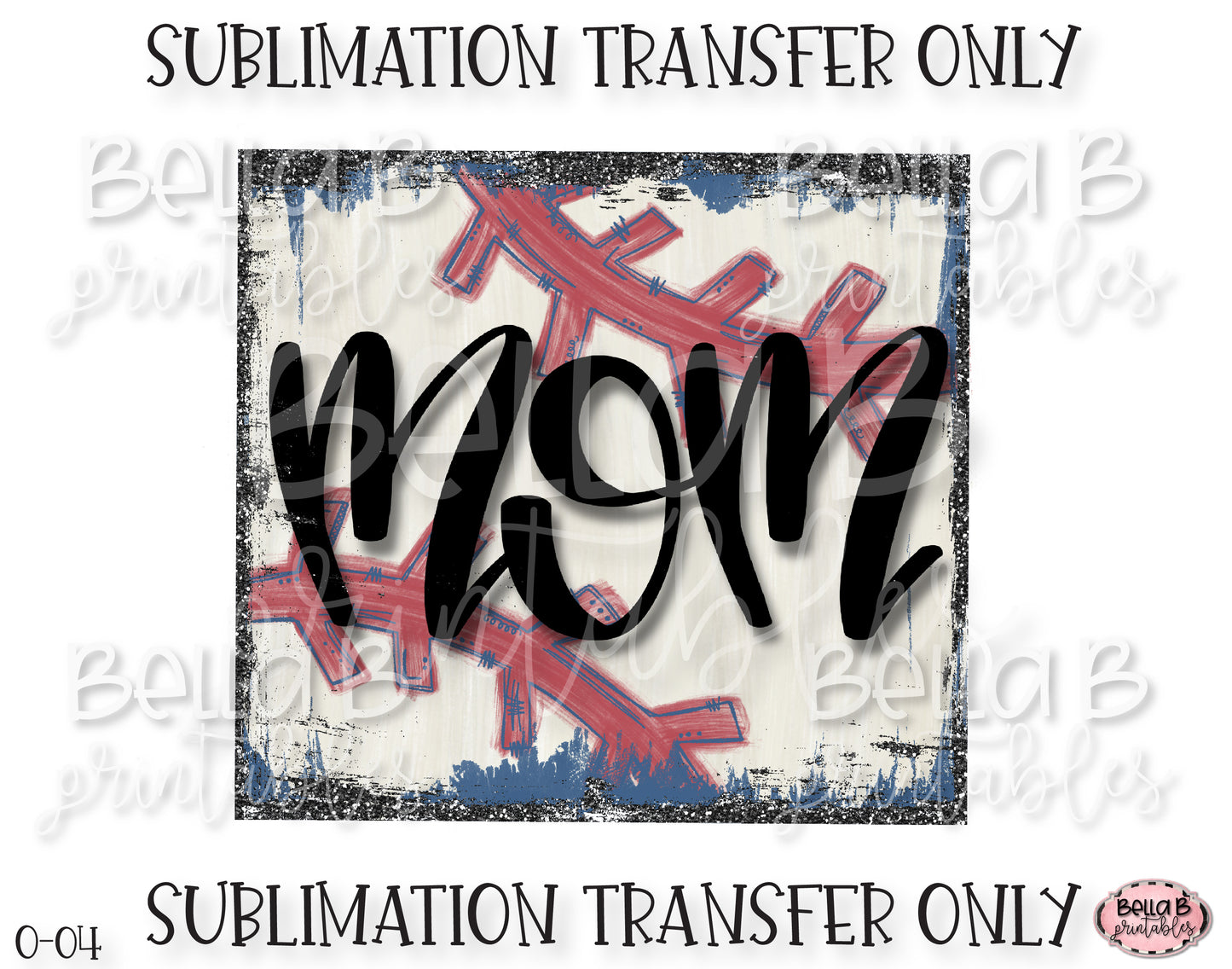Baseball Mom Sublimation Transfer, Ready To Press, Heat Press Transfer, Sublimation Print