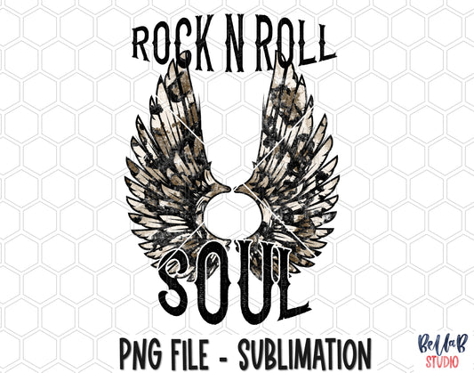 Rock N Roll Soul Sublimation Design