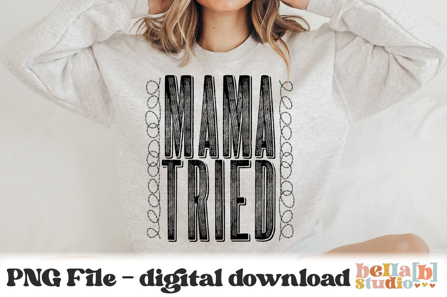 Mama Tried PNG Digital Design