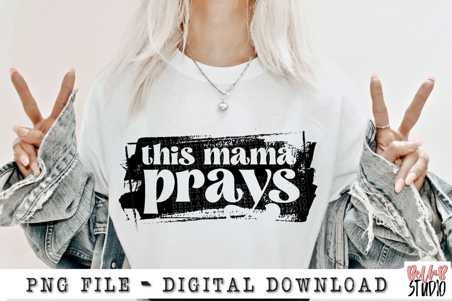 This Mama Prays PNG Sublimation Design