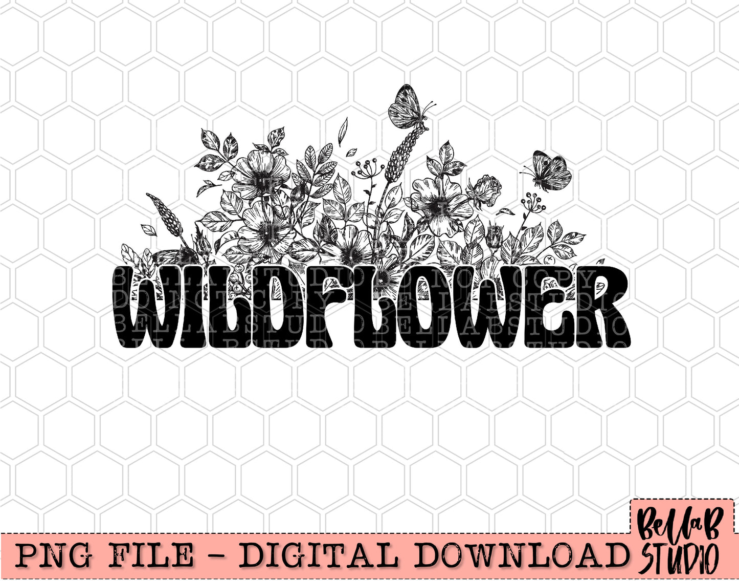 Matching Wildflower Sublimation Design