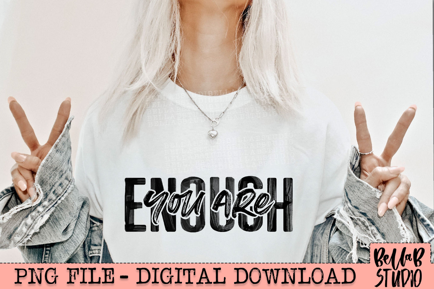 You Are Enough PNG Design
