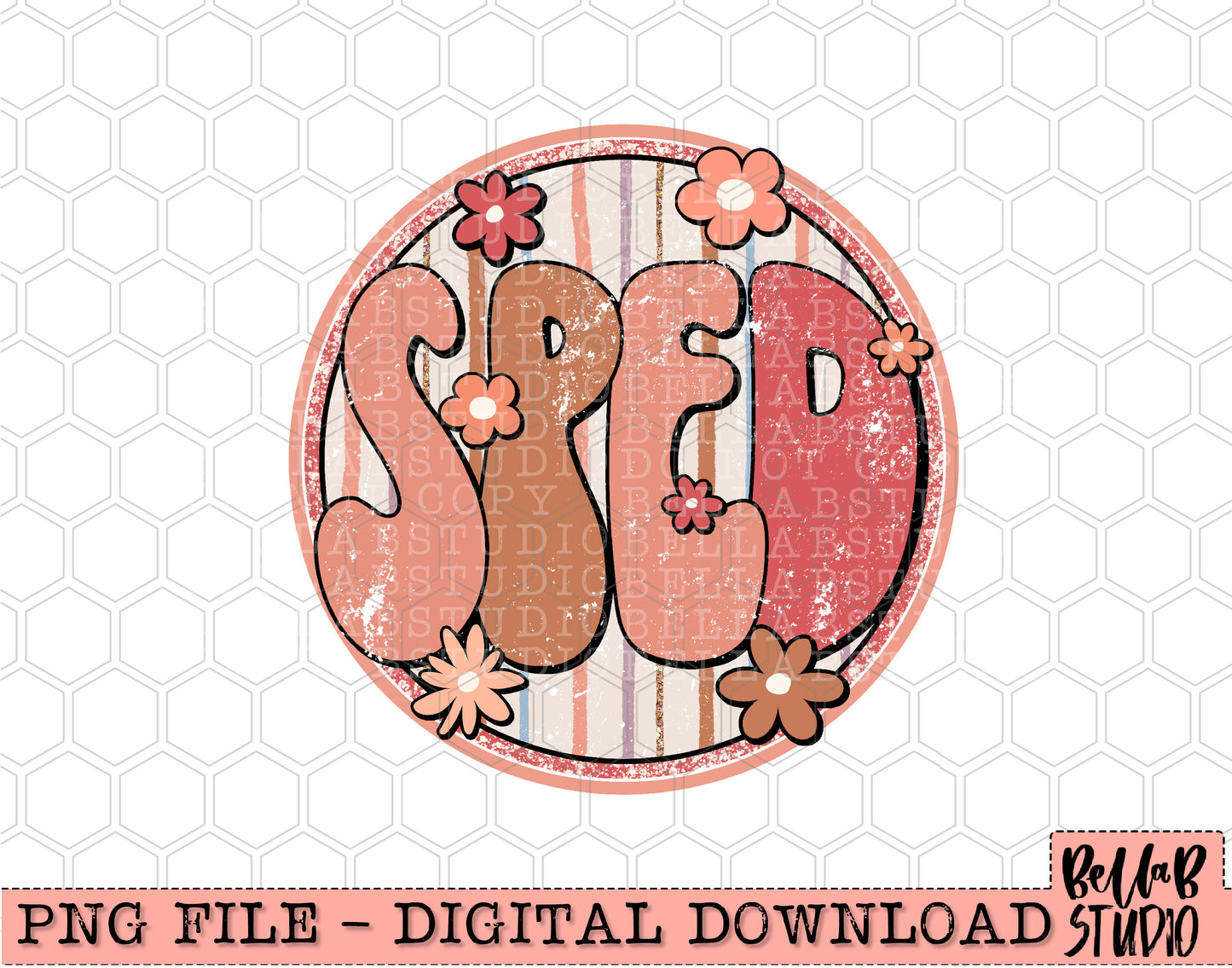 Boho Retro SPED PNG Design