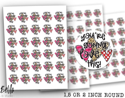You're Gonna Love This Sticker Sheet - Small Business Packaging Stickers
