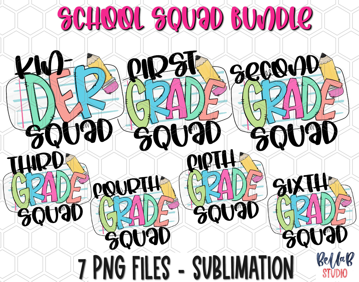 School Squad Sublimation Bundle