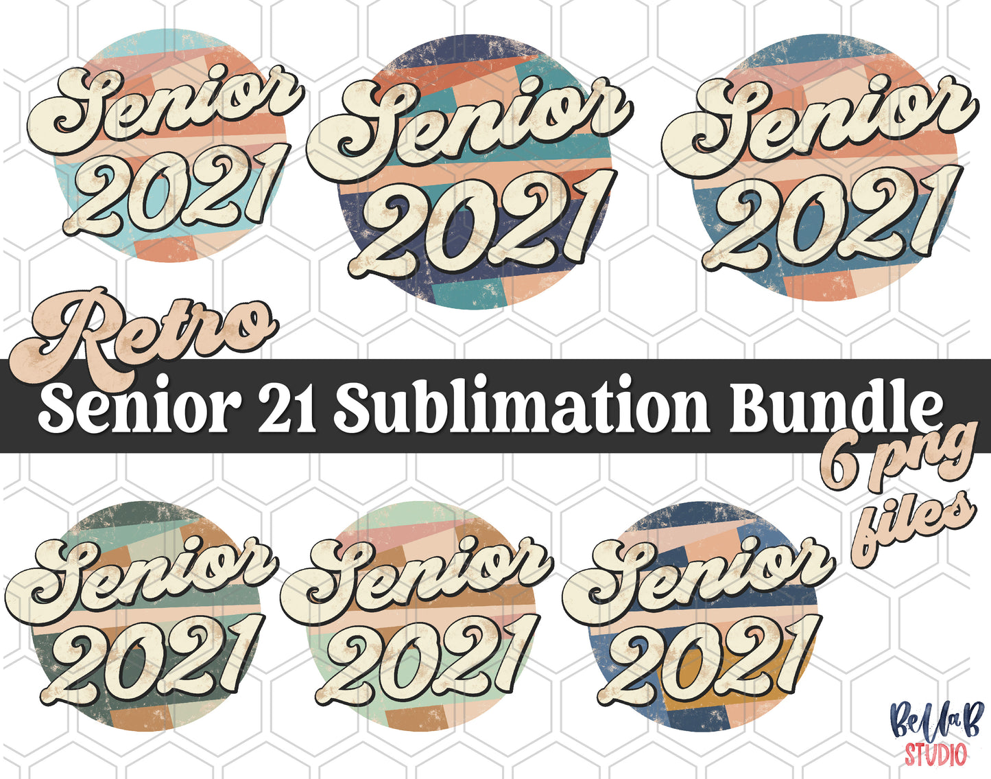Retro  Senior 21 Sublimation Bundle
