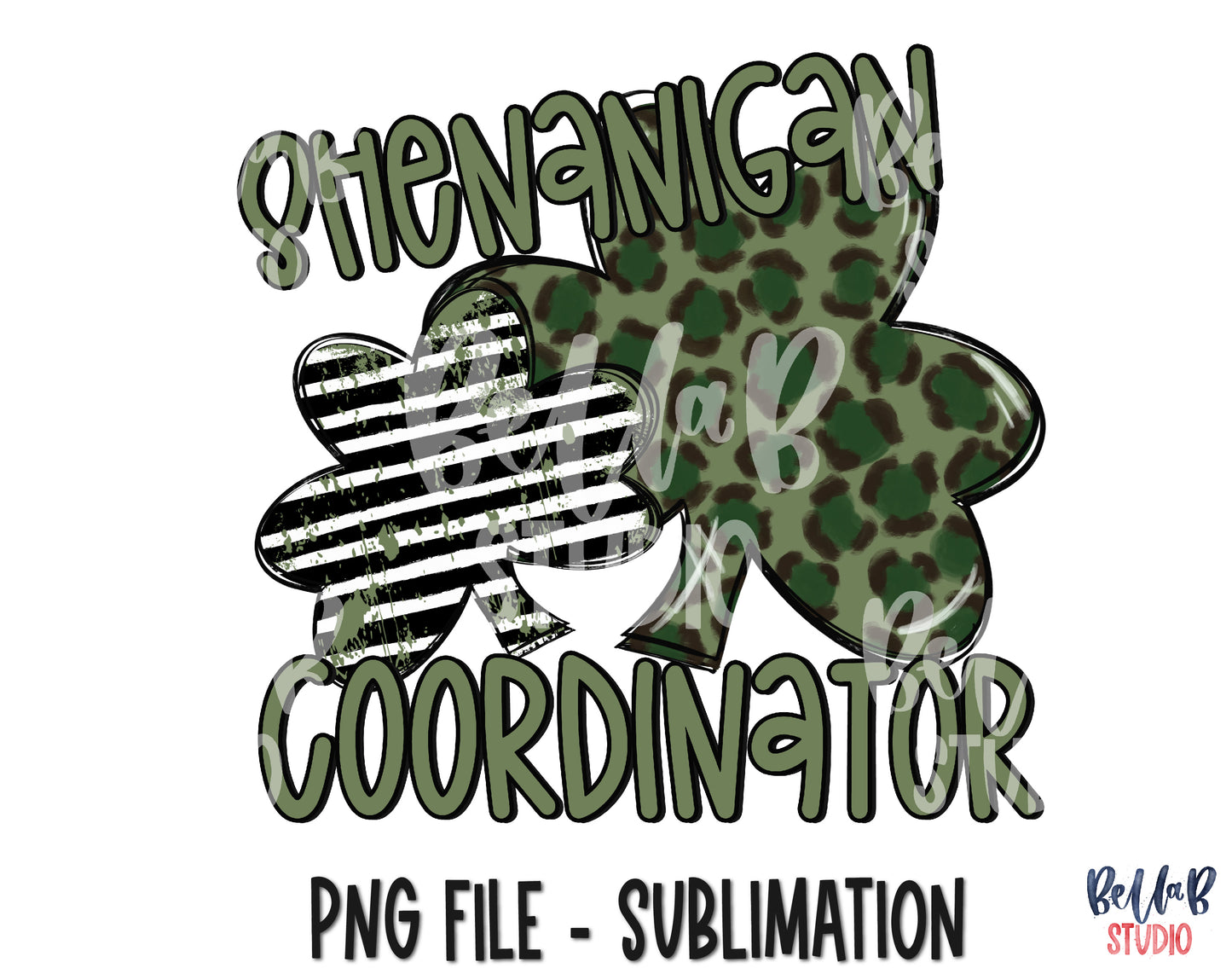 Shenanigan Coordinator Sublimation Design