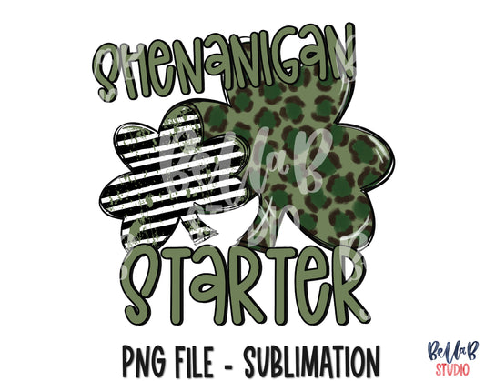 Shenanigan Starter Sublimation Design