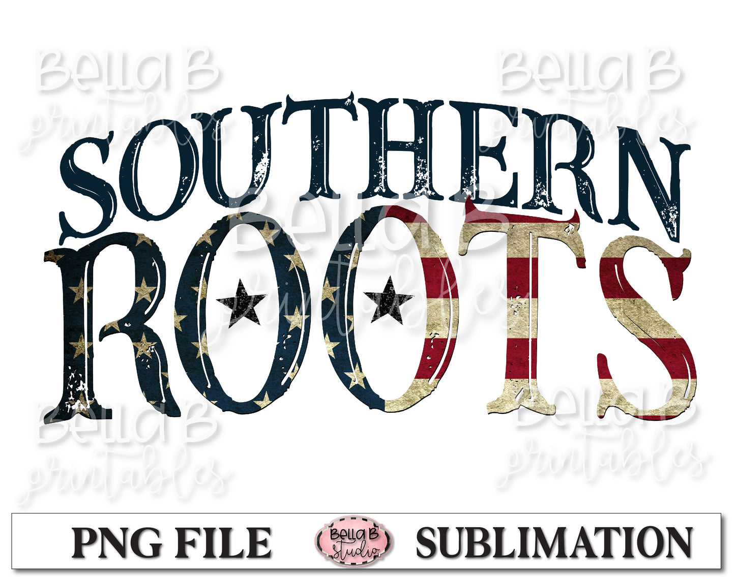 Southern Roots Sublimation Design
