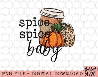 Spice Spice Baby PNG Design