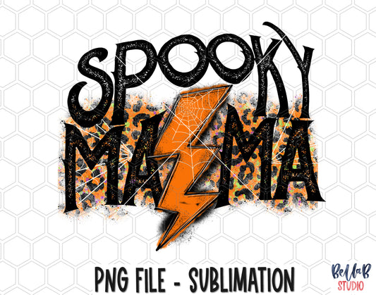 Spooky Mama Sublimation Design