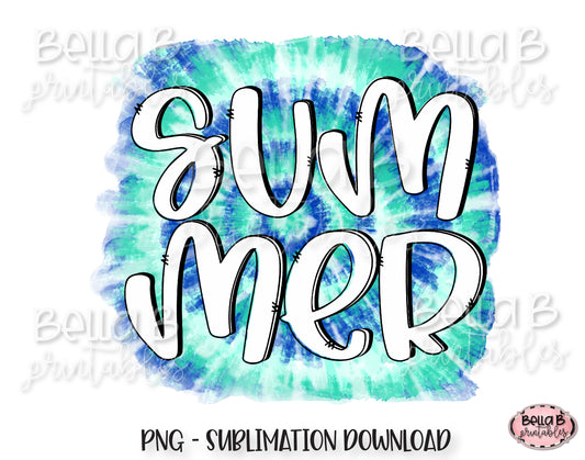 Tie Dye Summer Sublimation Design, Summer Design