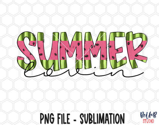 Summer Lovin' Sublimation Design