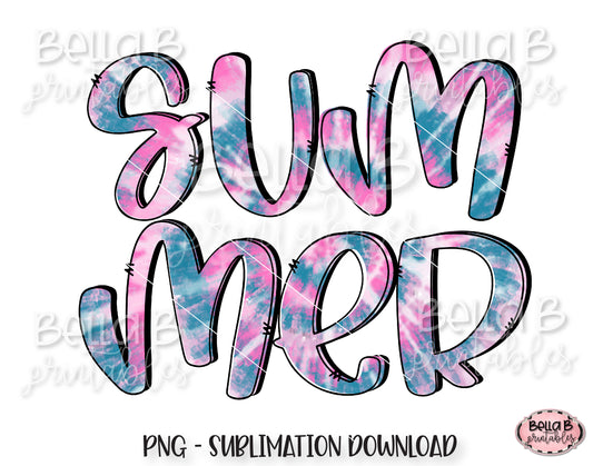 Tie Dye Summer Sublimation Design, Summer Design