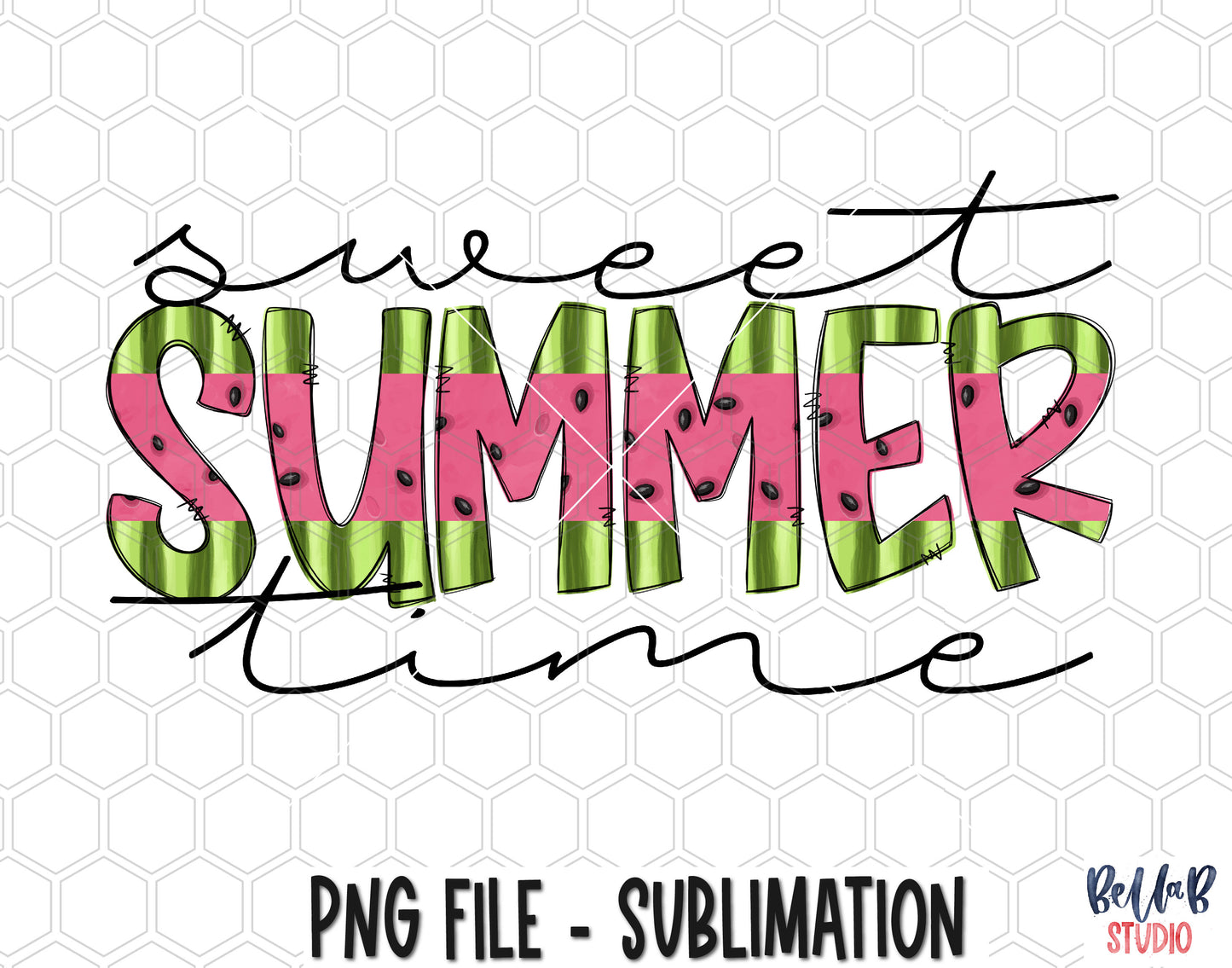 Sweet Summer Time Sublimation Design