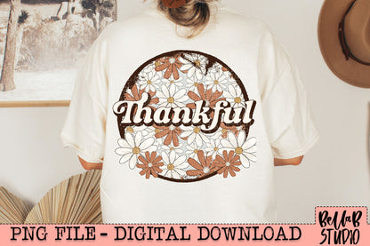 Thankful Daisies PNG Design