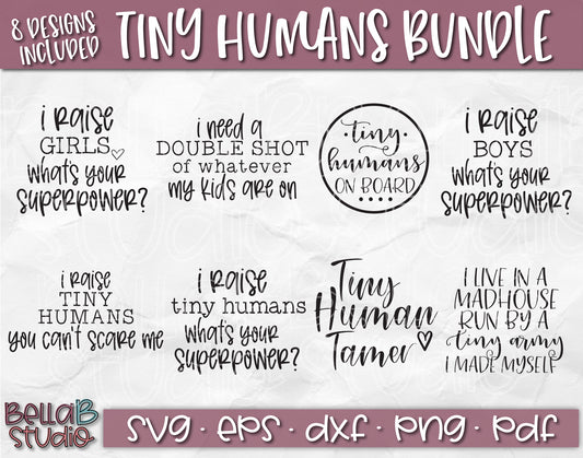 Tiny Humans SVG Bundle