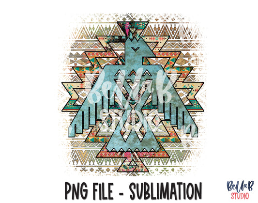 Tribal Thunderbird Sublimation Design