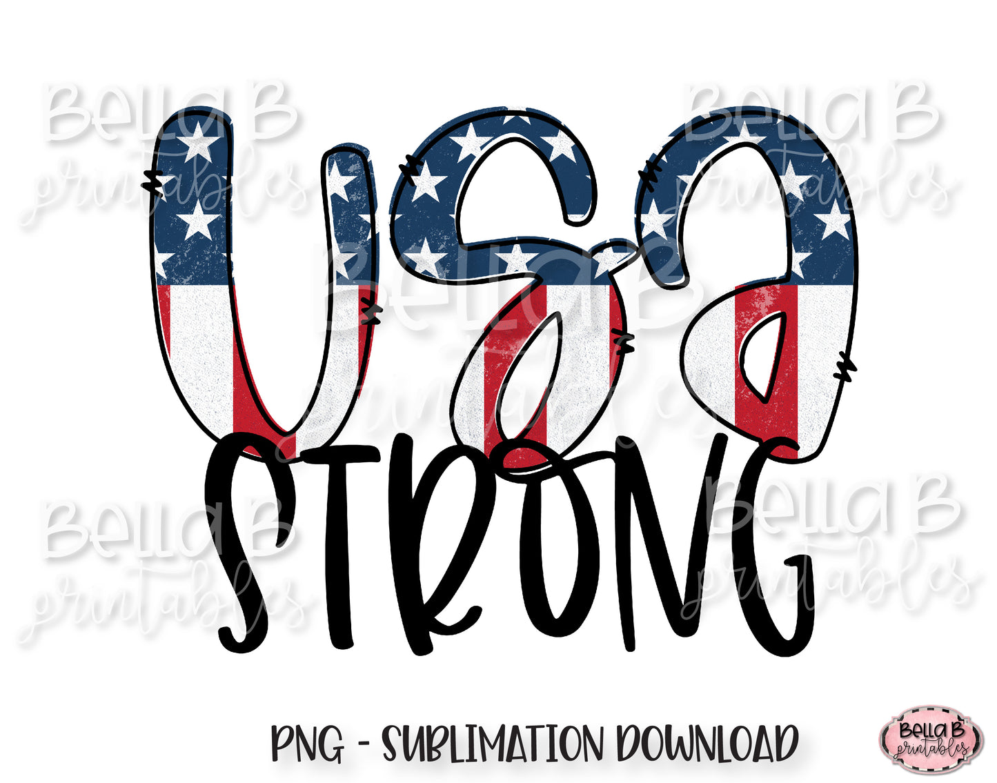 USA Strong Sublimation Design