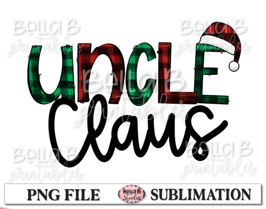 Uncle Claus Sublimation Design