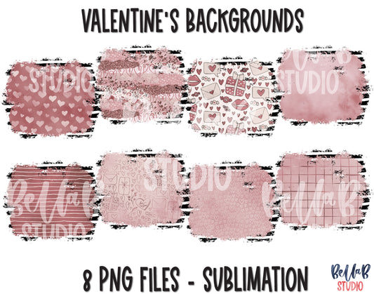 Valentine Sublimation Background Bundle, Backsplash