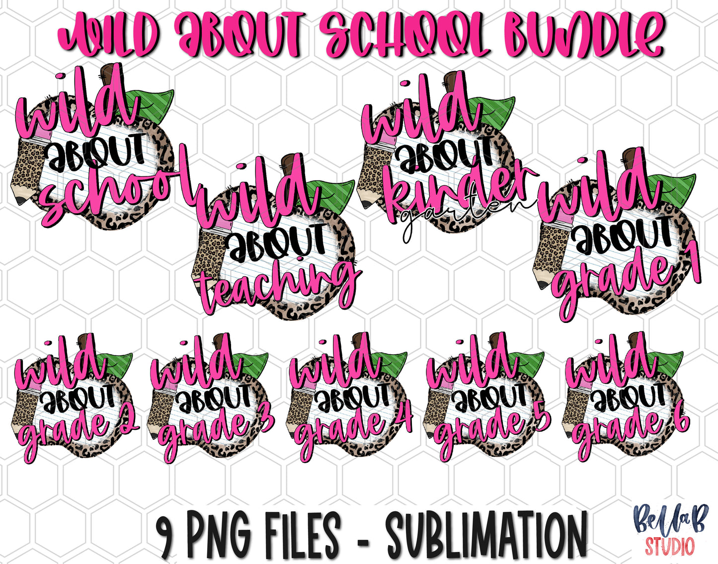 Wild About School Sublimation Bundle