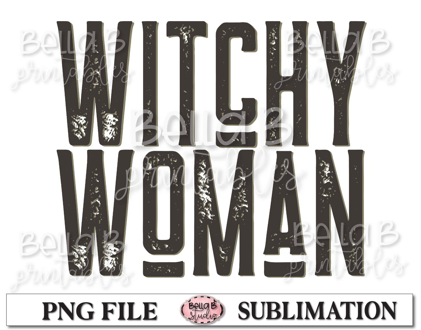 Witchy Woman Sublimation Design, Halloween