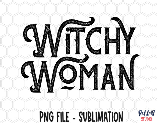 Witchy Woman Sublimation Design