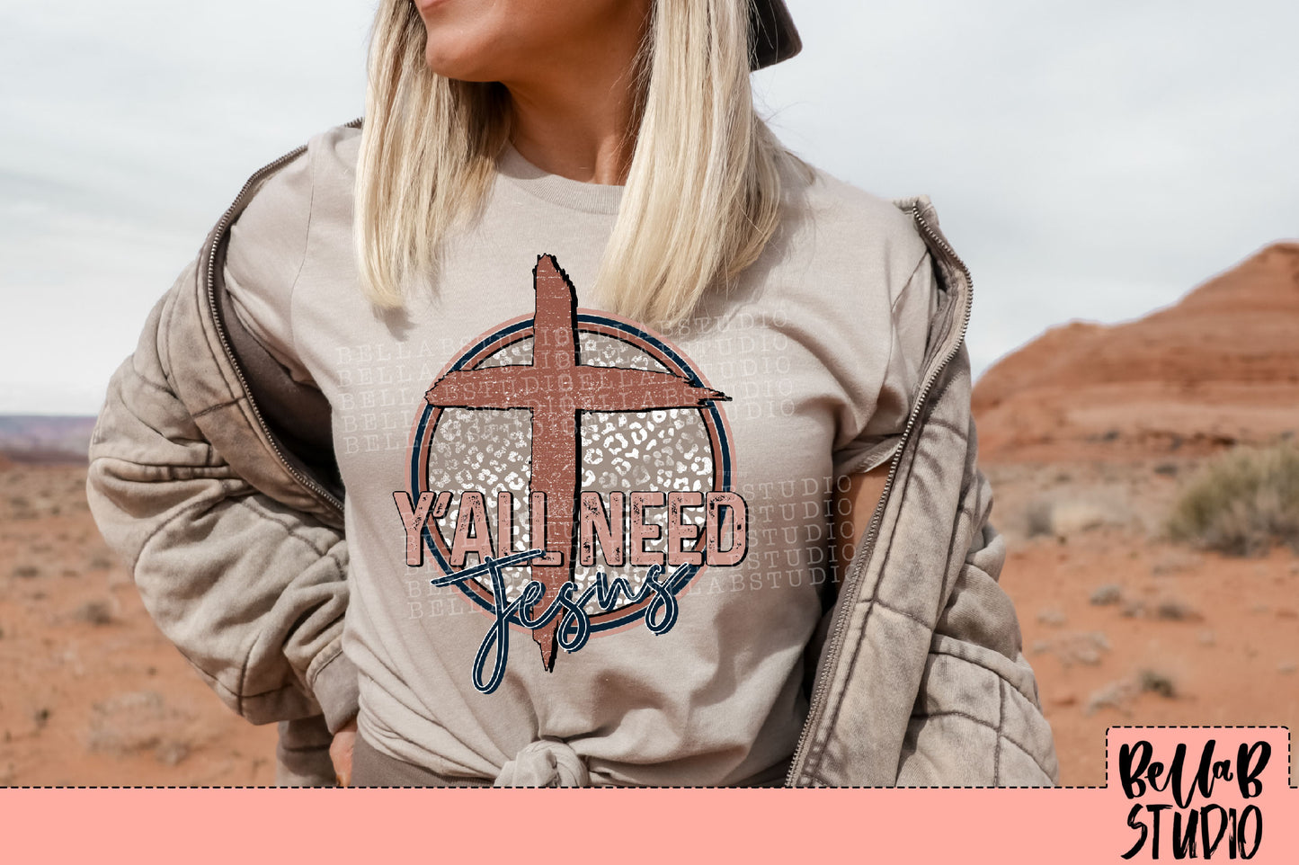 Y'all Need Jesus PNG Design