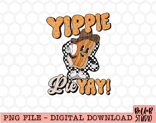 Yippie Pie YAY PNG Design